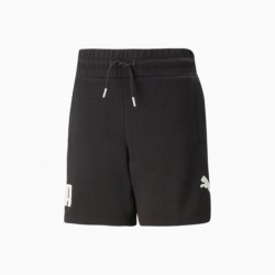 PUMA POWER SHORTS PANTALON CORTO NIÑO 673230 01 NEGRO