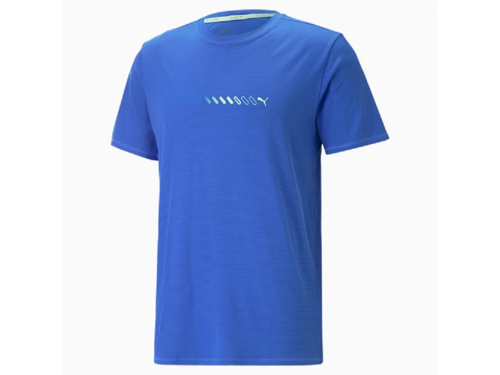 Camiseta Puma Run Favorite Hombre Azul