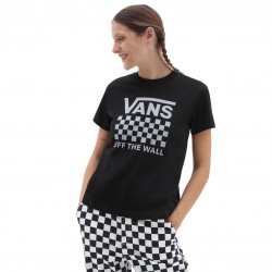 VANS CAMISETA LOCK BOX NEGRA MUJER VN00050PBLK1