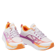 SKECHERS MUJER MAX CUSHIONING ELITE 128261/WOR BLANCA/NARANJA/MORADA