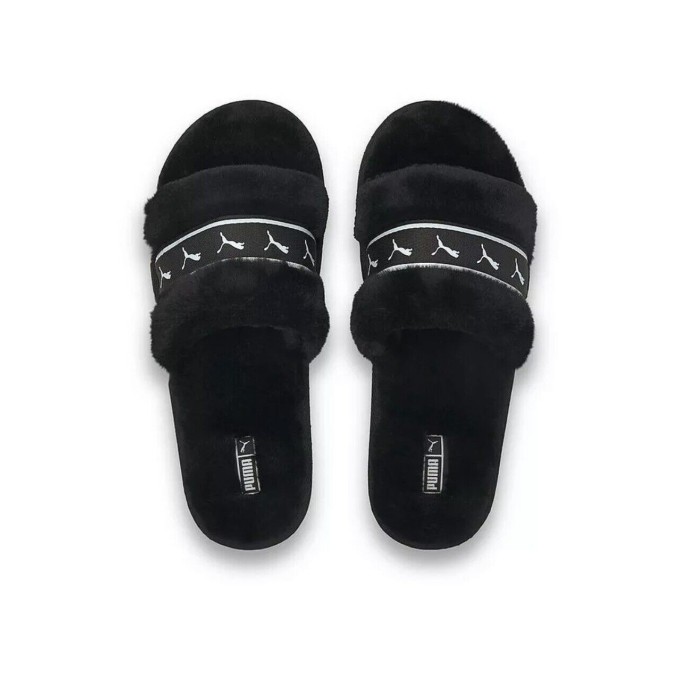 CHANCLAS CASA PUMA FLUFF BX  MUJER 385346 01 NEGRA
