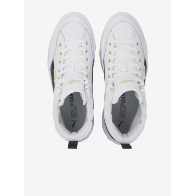PUMA KARMEN MID BOTA PLATAFORMA MUJER 385857 03 BLANCA