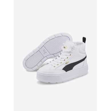 PUMA KARMEN MID BOTA PLATAFORMA MUJER 385857 03 BLANCA