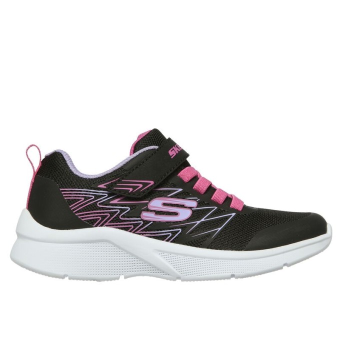 SKECHERS MICROSPEC NIÑA 302468L/BLK NEGRA