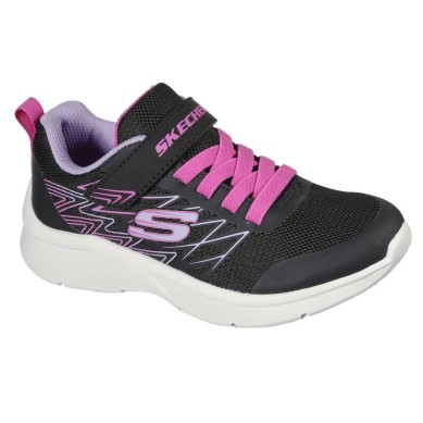 SKECHERS MICROSPEC NIÑA 302468L/BLK NEGRA