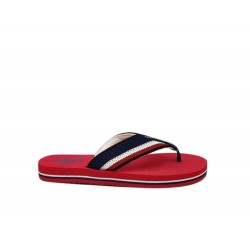 CHANCLAS US POLO ASSN HANK001A-RED HOMBRE ROJA