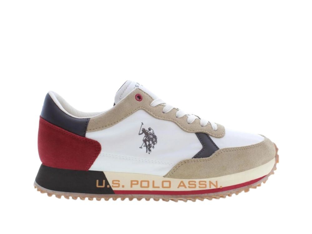 U.S. POLO ASSN zapatillas hombre modelo CLEEF moda casual cuero ecoló