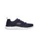 ZAPATILLAS SKECHERS TRACK MOULTON HOMBRE 232081/NVOR AZUL OSCURO
