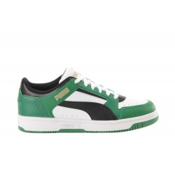 PUMA REBOUND JOY LOW PIEL HOMBRE 380747 26 VERDE Y BLANCA