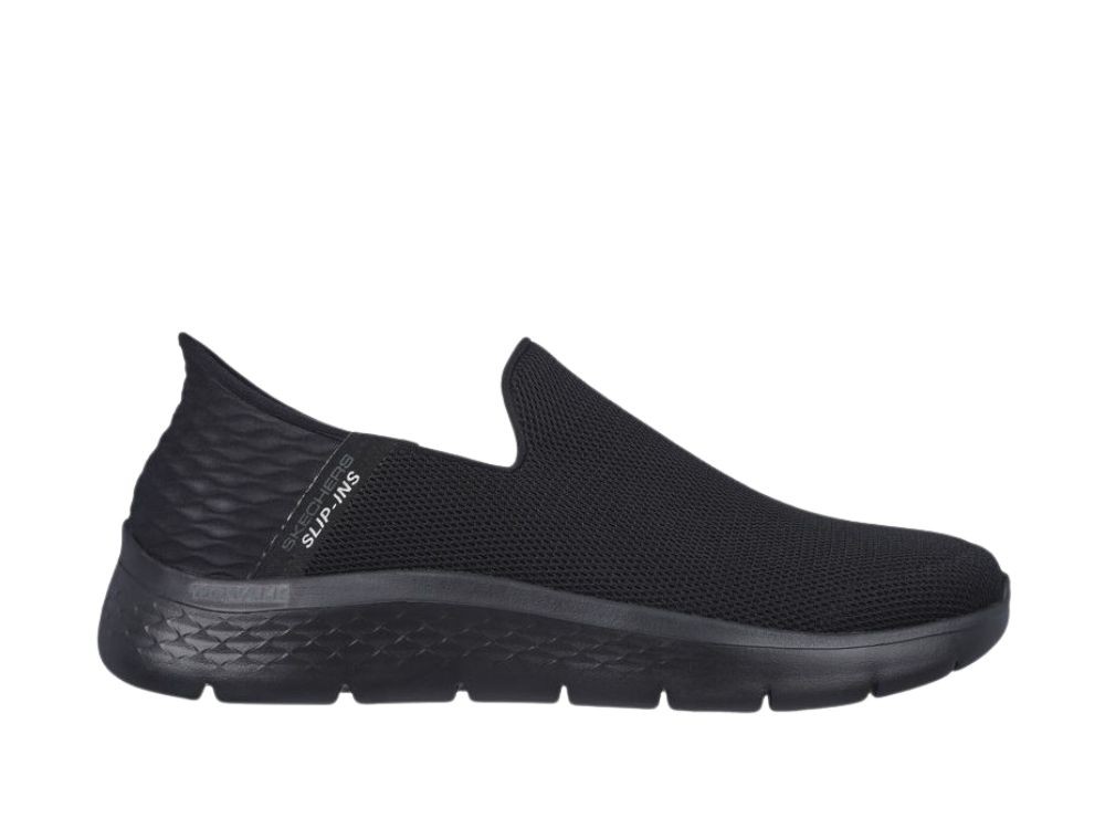 Zapatillas Skechers Negras Sin Cordones Hombre