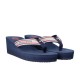 US POLO ASSN CHANCLAS PLATAFORMA MUJER AZUL DBL002