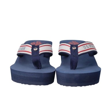 US POLO ASSN CHANCLAS PLATAFORMA MUJER AZUL DBL002