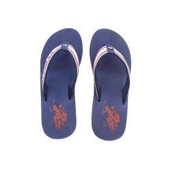 US POLO ASSN CHANCLAS PLATAFORMA MUJER AZUL DBL002