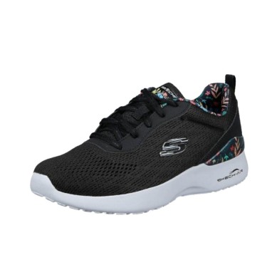 SKECHERS MUJER DYNAMIGHT LAID OUT 149756/BKMT NEGRO