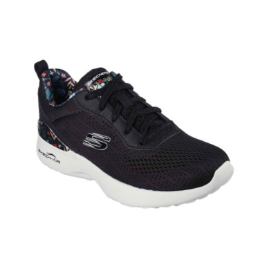 SKECHERS MUJER DYNAMIGHT LAID OUT 149756/BKMT NEGRO
