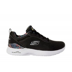 SKECHERS MUJER DYNAMIGHT LAID OUT 149756/BKMT NEGRO