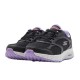 ZAPATILLAS SKECHER GO RUN MUJER 128285 NEGRA Y MORADA