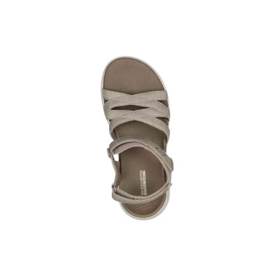 SKECHERS SANDALIAS GO WALK FLEX 141450/TPE BEIGE MUJER