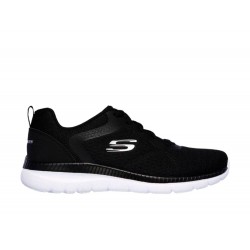 ZAPATILLA SKECHERS BOUNTIFUL MUJER  12607 BKW NEGRA