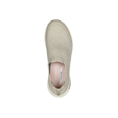 ZAPATILLAS SKECHERS ARCH FIT-QUICK START BEIGE MUJER 149563/TPE
