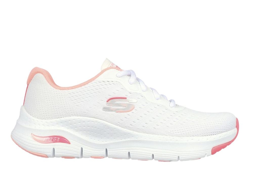 SKECHERS MUJER ARCH FIT INFINITY COOL 149722/WPK BLANCA