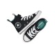 ZAPATILLA BOTA CONVERSE INFANTIL NEGRA VERDE A03832C