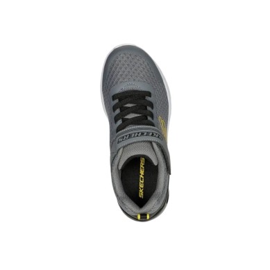 ZAPATILLAS SKECHERS MICROSPEC MAX NIÑO 403773L CCBK GRIS