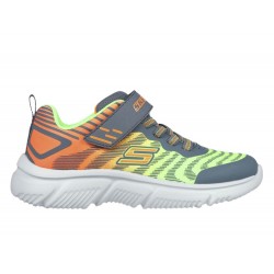 ZAPATILLAS SKECHERS GO RUN 650 TIGRUX NIÑO 405037L/LMCC VERDE Y NARANJA