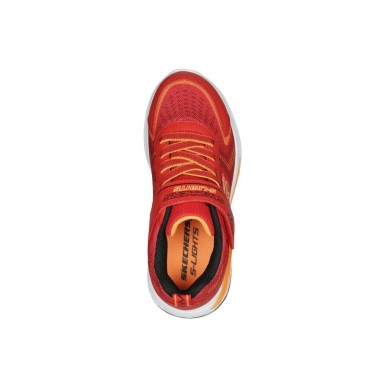 ZAPATILLAS SKECHERS 401660L RDOR LUCES NIÑO ROJO