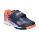 JOMA SUPER COPA JR FUTBOL SALA NIÑO 2203 AZUL Y NARANJA SCJW2203INV