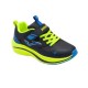 ZAPATILLAS RUNNING FERRO 22 JUNIOR AZUL Y VERDE FLUOR