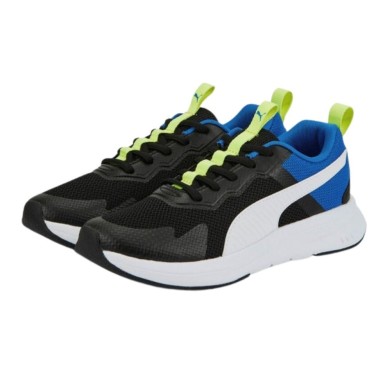 Zapatillas puma Niño Evolve Run Mesh Negra Azul 38623804