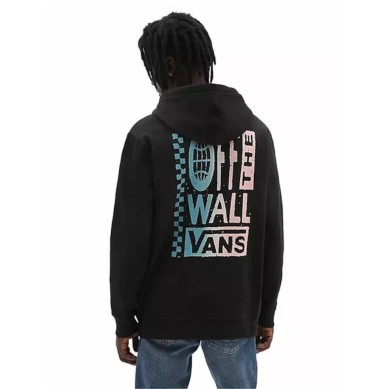 SUDADERA VANS GLOBAL STACK HOMBRE VN0004WQBLK NEGRA