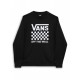 SUDADERA VANS LOCK BOX CREW-B MUJER VN00055CBLK NEGRA