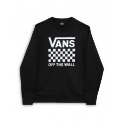 SUDADERA VANS LOCK BOX CREW-B MUJER VN00055CBLK NEGRA