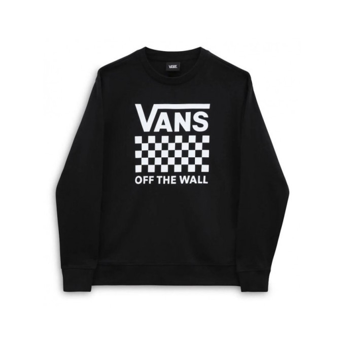 SUDADERA VANS LOCK BOX CREW-B MUJER VN00055CBLK NEGRA