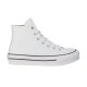 CONVERSE BOTA PLATAFORMA JUNIOR ALL STAR A01016C BLANCA PIEL