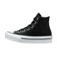 CONVERSE BOTA PLATAFORMA NIÑA ALL STAR A01015C NEGRAS PIEL