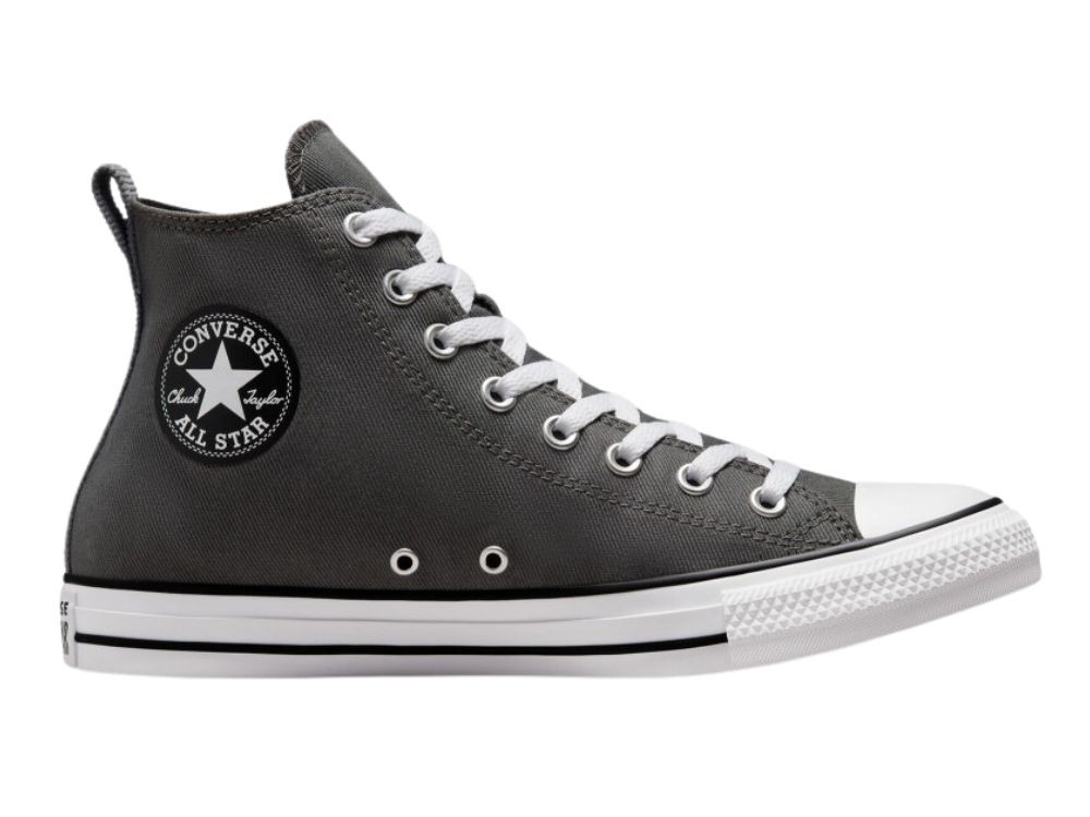 Zapatillas Converse Gris // Outlet Converse Gris Mujer Hombre Altas Baratas