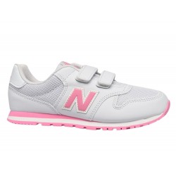 NEW BALANCE ZAPATILLA NIÑA PV500QP1 GRIS Y ROSA