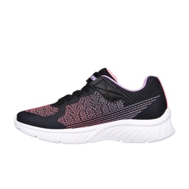 ZAPATILLAS SKECHERS NIÑA MICROSPEC 303610L/BKLV NEGRA Y LILA