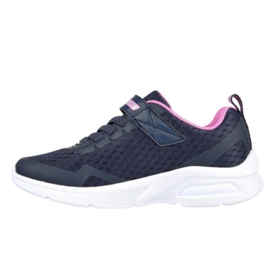 ZAPATILLAS SKECHERS MICROSPEC C NIÑA 302377L NVY AZUL OSCURO