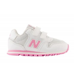 NEW BALANCE ZAPATILLA BEBE BLANCO Y ROSA IV500QP1