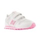 NEW BALANCE ZAPATILLA BEBE BLANCO Y ROSA IV500QP1