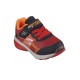 ZAPATILLAS SKECHERS 402030N BKRD LUCES BEBE NEGRA Y NARANJA