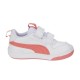 ZAPATILLA PUMA MULTIFLEX SL BEBE 380741 12 BLANCA Y ROSA