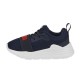 ZAPATILLA PUMA WIRED RUN AC BEBE 374217 21 AZUL MARINO