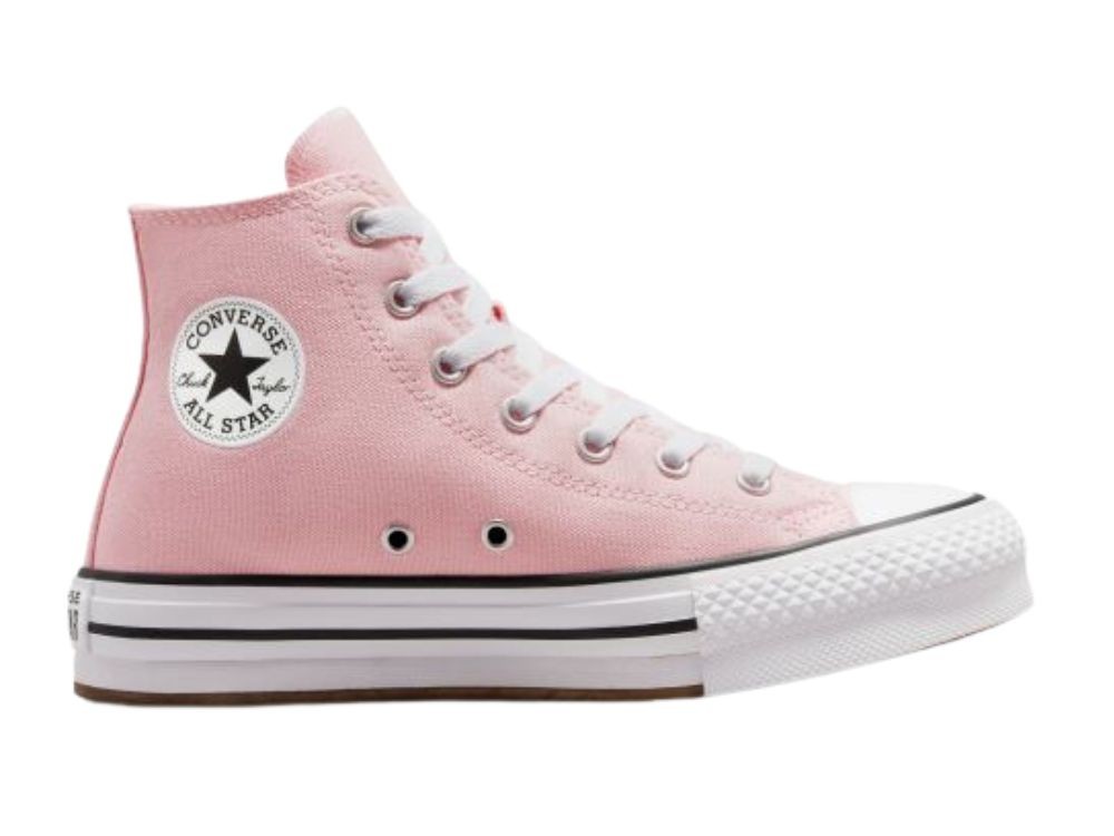 converse rosas con plataforma