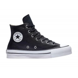 CONVERSE BOTA PLATAFORMA JUNIOR ALL STAR A02485C NEGRAS PIEL