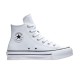 CONVERSE BOTA PLATAFORMA JUNIOR ALL STAR A02486C BLANCA PIEL